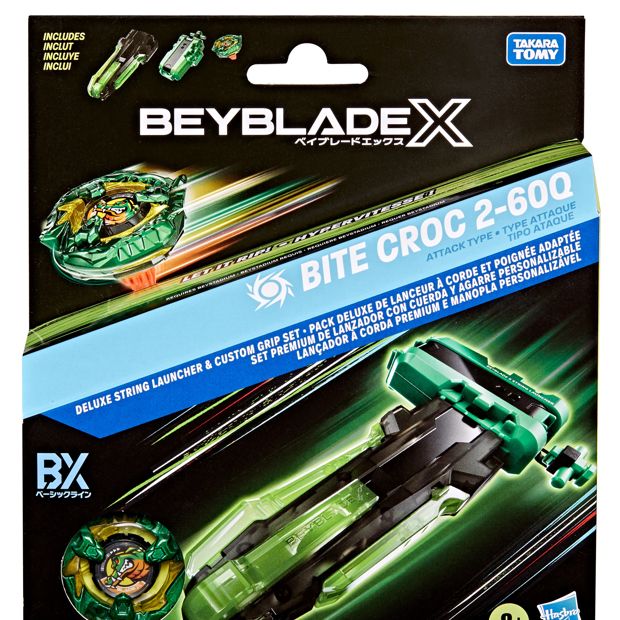 Beyblade X Deluxe String Launcher & Custom Grip Set