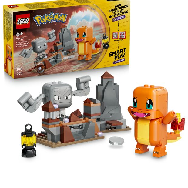 LEGO® Pokemon SMART Play: Charmander and Geodude's Cavern Clash 72157