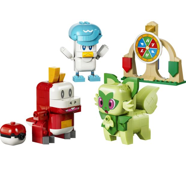 LEGO® Pokemon SMART Play: Sprigatito, Fuecoco and Quaxly Battle 72158