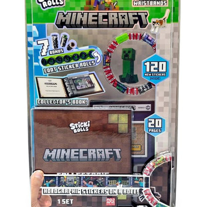 Sticki Rolls Minecraft Sticki Book