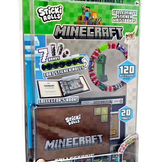 Sticki Rolls Minecraft Sticki Book