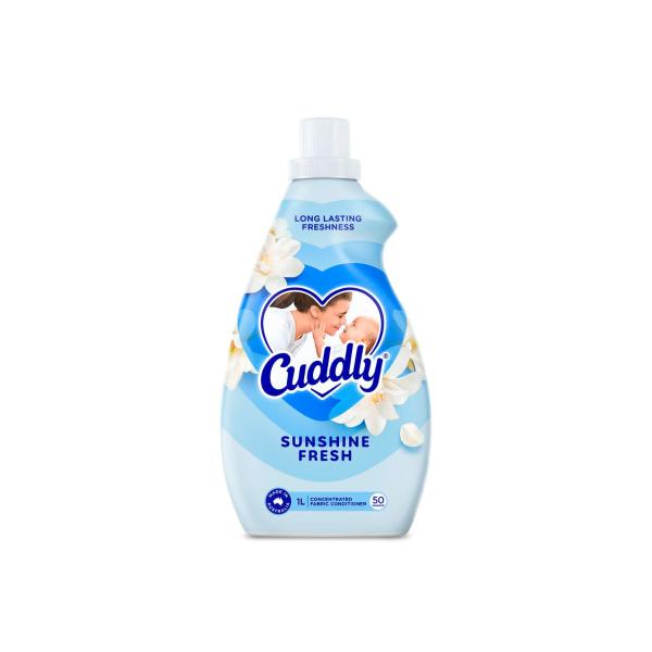 CUDDLY ULTRA FABRIC SOFTENER:SUNSHINE FRESH:.:1 LITRE