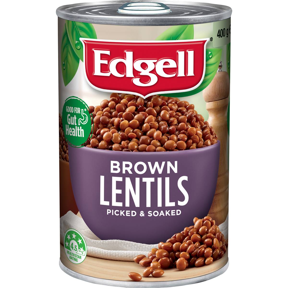 Edgell Brown Lentils 400g