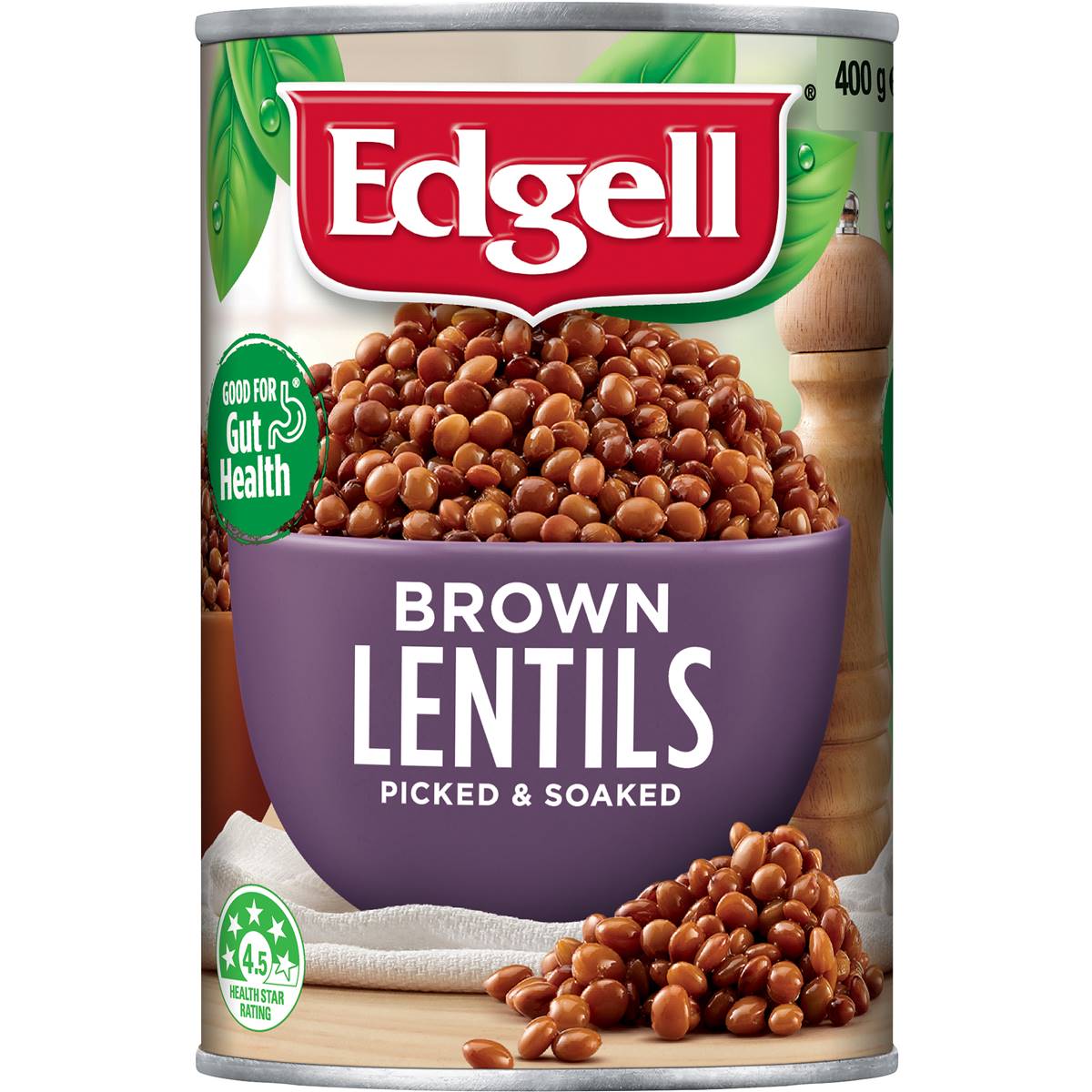 Edgell Brown Lentils 400g