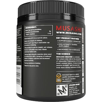Musashi Creatine Unflavoured 350g