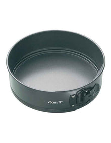 Heavy Base Springform Round Cake Pan 23cm in Carbon