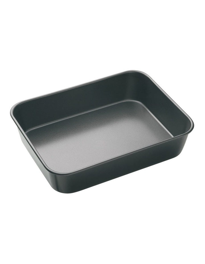 Heavy Base 34x26cm Medium Deep Roasting Pan in Carbon