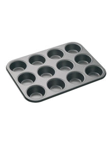 Heavy Base Muffin/Cupcake Pan 12-Cup in Carbon