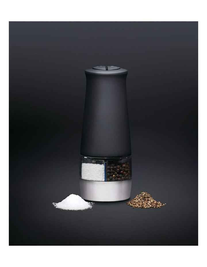 Hudson Electric Salt and Pepper Mill Set 17cm in Black