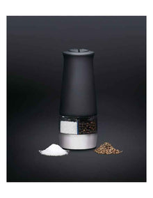 Hudson Electric Salt and Pepper Mill Set 17cm in Black