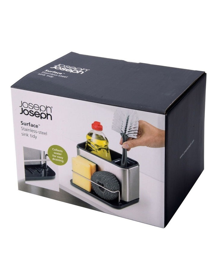 Surface Stainless Steel Sink Tidy Grey
