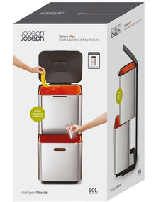 Totem Bin Max 60L in Stainless Steel