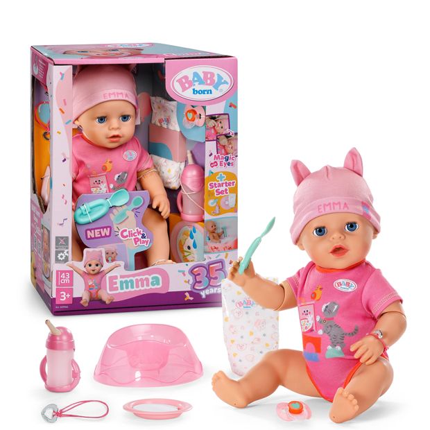 BABY born Emma Click and Play 43cm