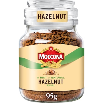 Moccona Freeze Dried Instant Coffee Hazelnut 95g
