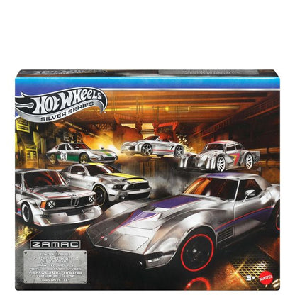 Hot Wheels 1:64 Scale Die-Cast Toy Cars Set of 6 Zamac Vehicles