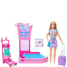 Barbie ‘Malibu’ Travel Doll Baggage Claim Playset & Accessories