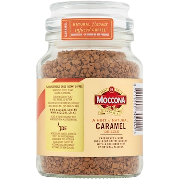 Moccona Freeze Dried Instant Coffee Caramel 95g