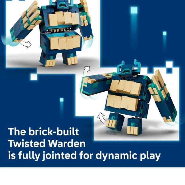 LEGO® Minecraft The Twisted Warden Battle 21591