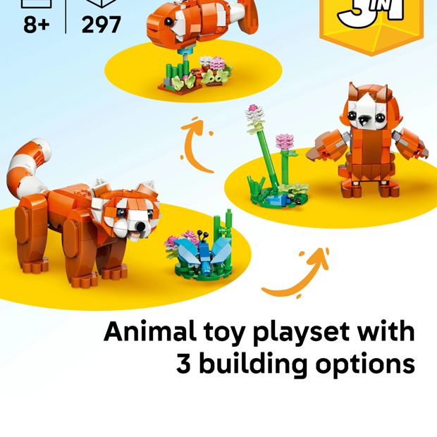 LEGO® Creator 3 in 1 Cute Animals: Red Panda 31394
