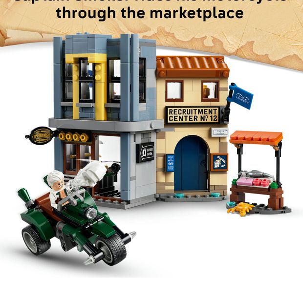 LEGO® ONE PIECE Showdown with Captain Smoker 75642