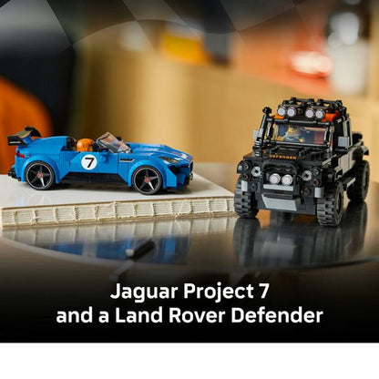 LEGO® Speed Champions Jaguar Project 7 & Land Rover Defender 77264