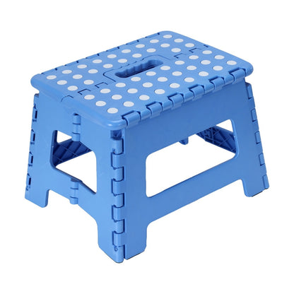 Folding Step Stool - Blue