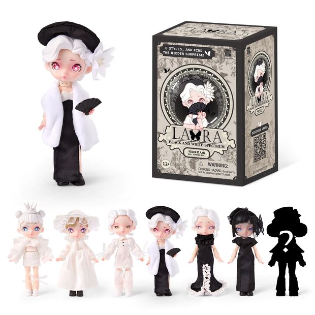 Laura Girl Black and White Spectrum - Assorted