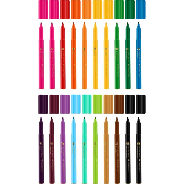 Faber-Castell Scented Connector Pens - Pack 20