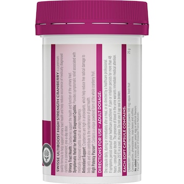 Swisse Ultiboost High Strength Cranberry Capsules 30 pack