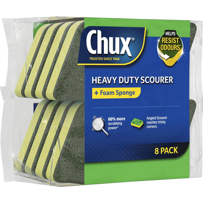 Chux Heavy Duty Scourer Scrubs 8 Pack