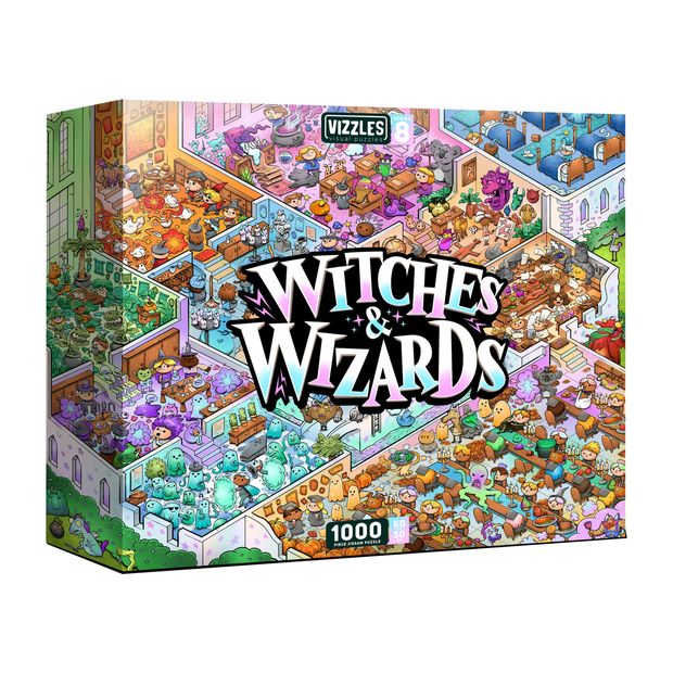 Vizzles Witches and Wizards 1000 Piece Jigsaw Puzzle