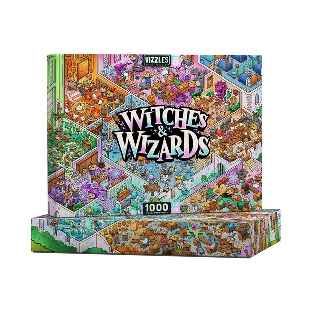 Vizzles Witches and Wizards 1000 Piece Jigsaw Puzzle