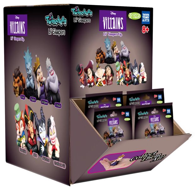 TwinChees Disney Villains Lil Sleepers Figure - Assorted