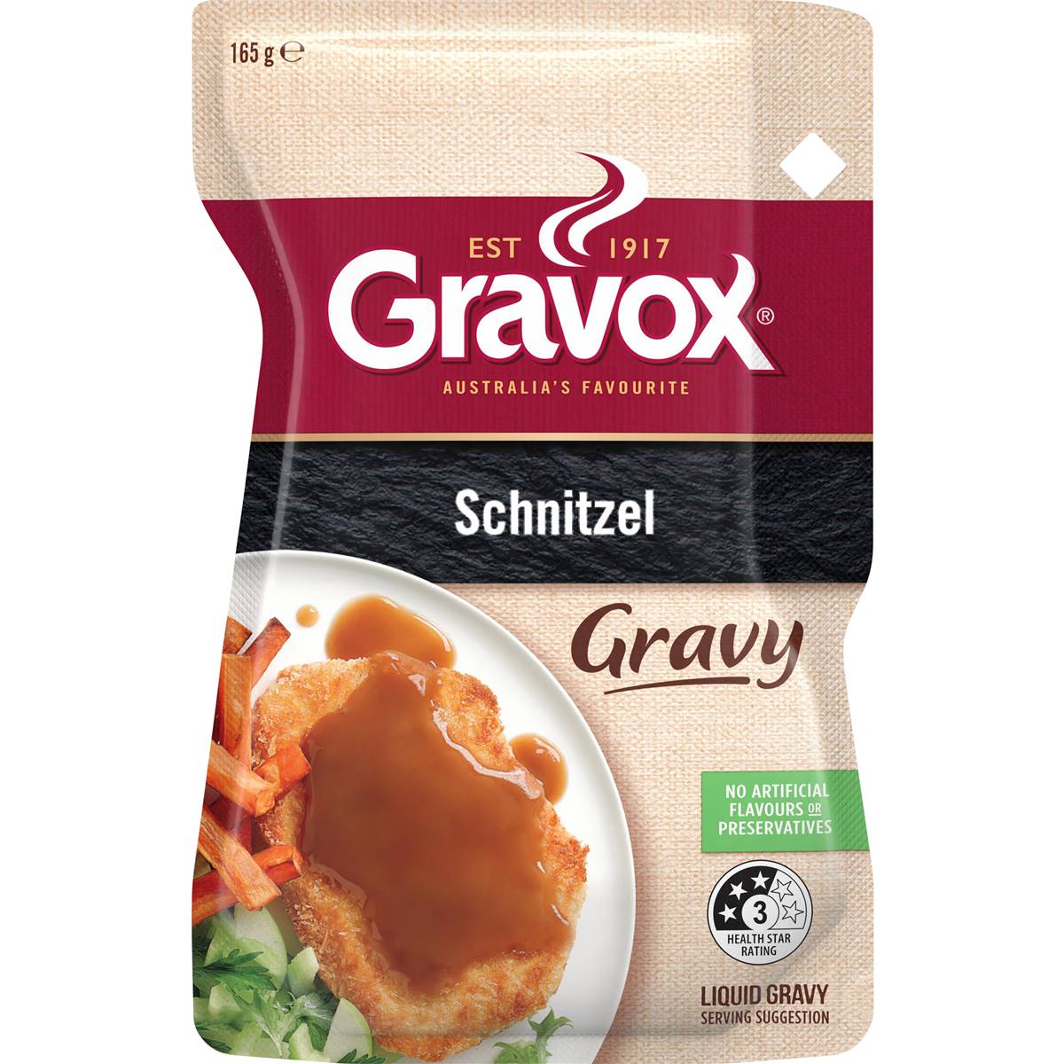 Gravox Schnitzel Liquid Gravy Pouch 165g
