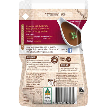 Gravox Schnitzel Liquid Gravy Pouch 165g