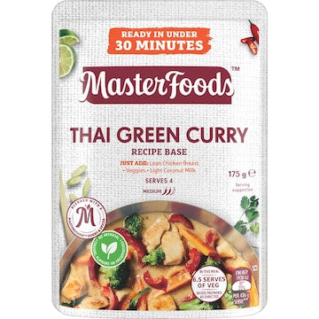 MasterFoods Thai Green Curry Recipe Base 175g