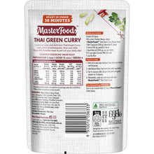 MasterFoods Thai Green Curry Recipe Base 175g