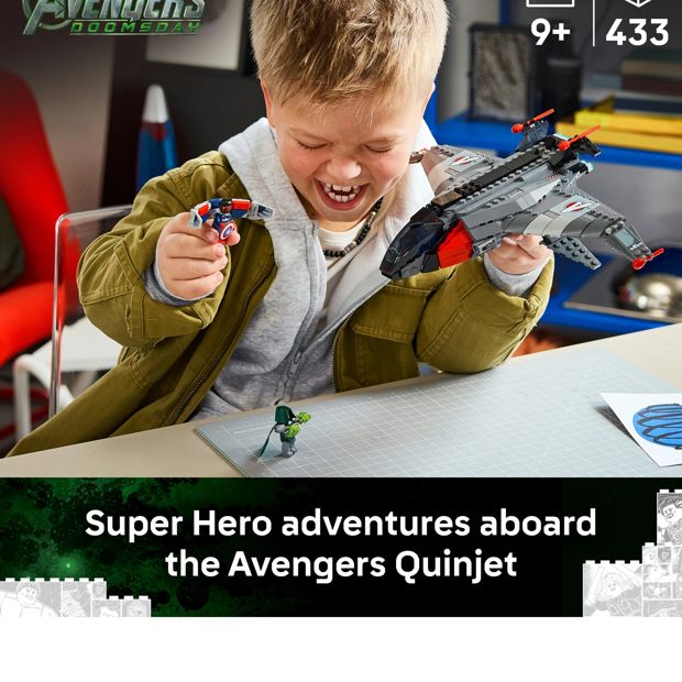 LEGO Super Heroes Marvel Avengers: Doomsday Quinjet 76347