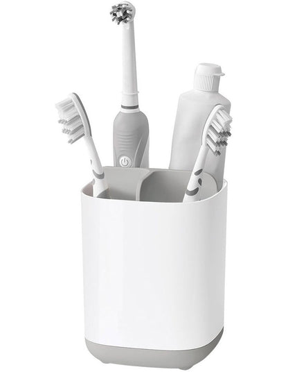 EasyStore Toothbrush Caddy in Grey/White