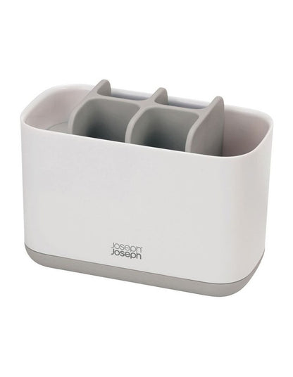 EasyStore Toothbrush Caddy Large in Grey/White