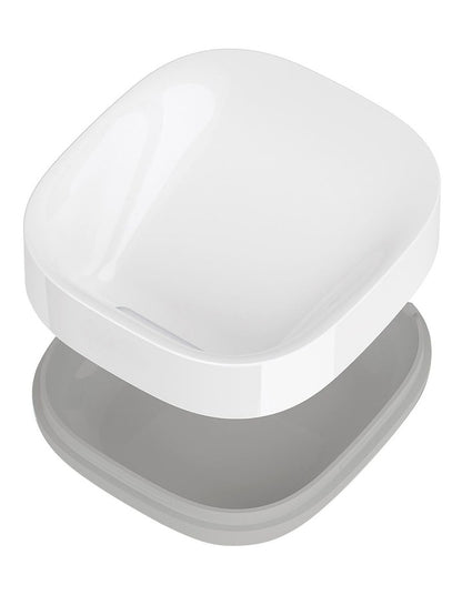 Slim Compact Soap Dish in Grey