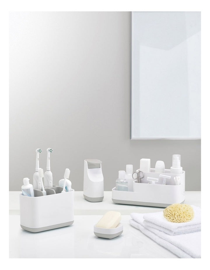 Slim Compact Soap Dish in Grey