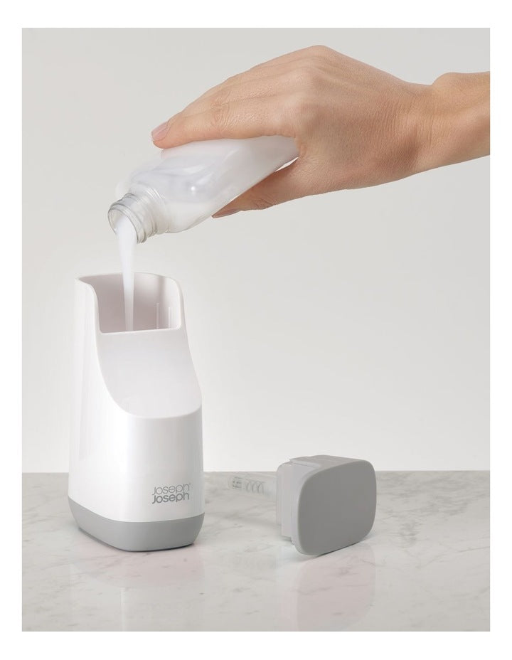 Slim Compact Soap Dispenser in Grey