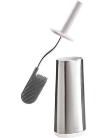 Flex Steel Toilet Brush in Silver