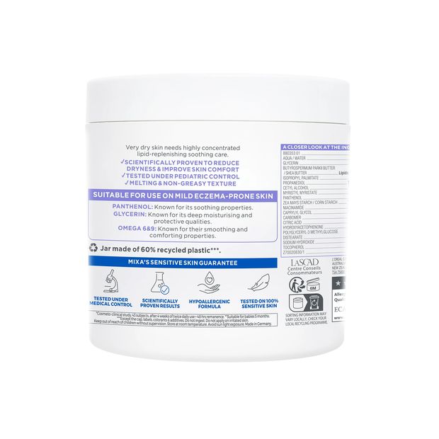 Mixa Panthenol Comforting Moisturising Cream 400ml