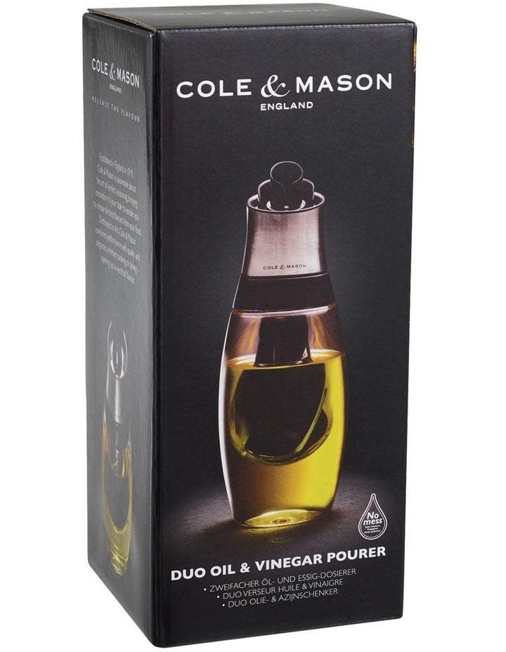 Oil  and Vinegar Duo Pourer in Black