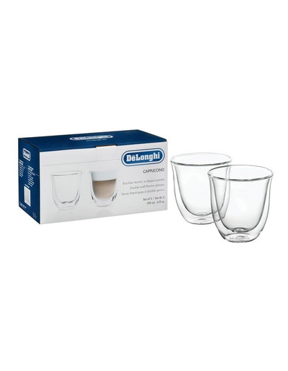 Cappuccino Thermo Glasses 190ml 2 Pack DBWALLCAPP
