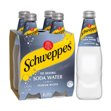 SCHWEPPES MIXERS 4X300ML:SODA WATER:.:1.2 LITRE