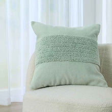 50cm Cushion Cover Tufted Stripe - Sage