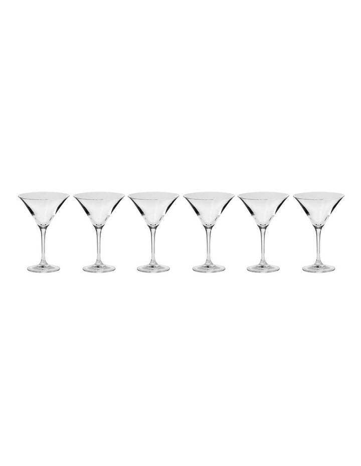 Avant-Garde Martini 240ml Set of 6 Gift Boxed in Clear